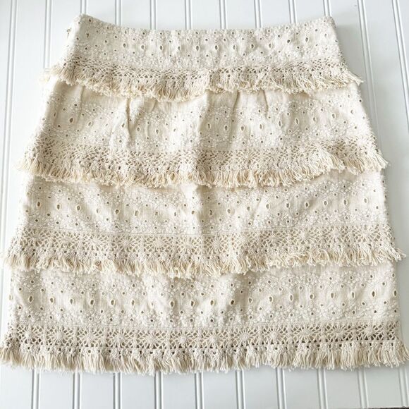 Anthropologie Dresses & Skirts - Anthropologie HD in Paris Fringe Skirt - Size 4